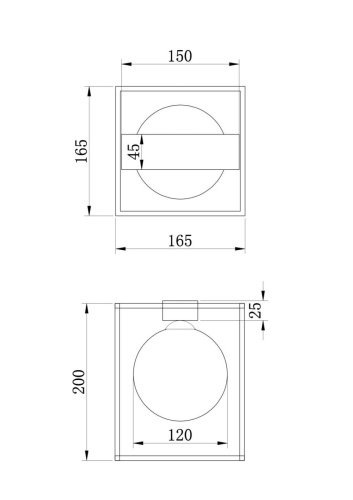 FR5113CL-01G Светильник потолочный Freya Trinity FR5113CL-01G