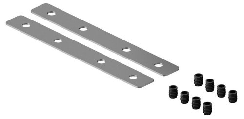 Соединитель для шинопровода под натяжной потолок, серебристый, 2 шт Hesby Lighting ElDeko HSBL_0189