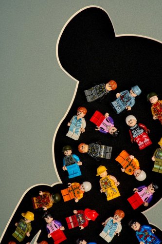 Картина настенная Teona Decor Bearbrick TD101-6