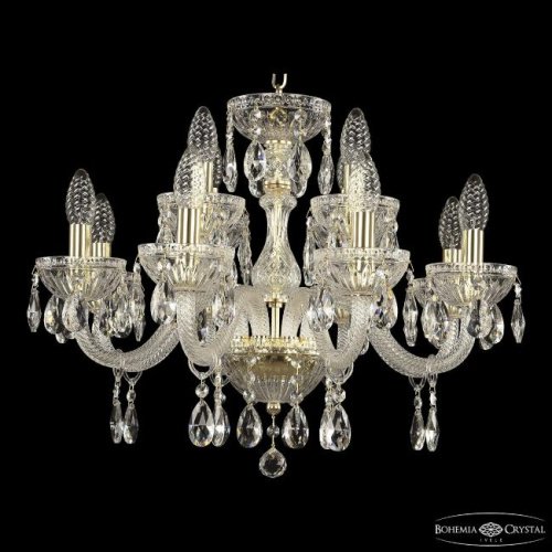 Подвесная люстра Bohemia 5417 5417/8+4/195 G Clear/M-1G