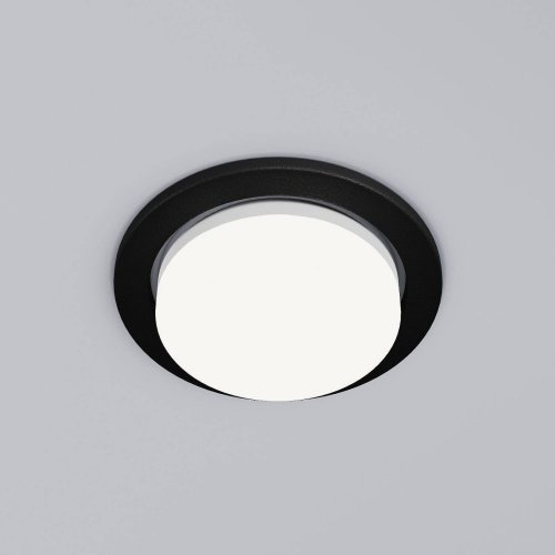 Встраиваемый светильник Elektrostandard Circu 1035 GX53 WH черный