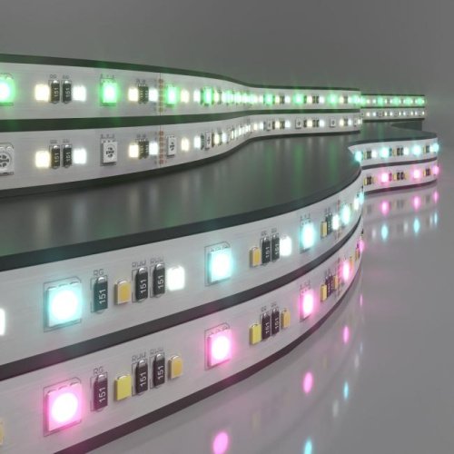 Светодиодная лента 90Led 16W IP20 RGBWW Elektrostandard Лента светодиодная 90Led 16W IP20 MIX RGB 3300/6500 теплый белый/холодный белый (5050+2835+2835 90Led 16W IP20 RGBWW)