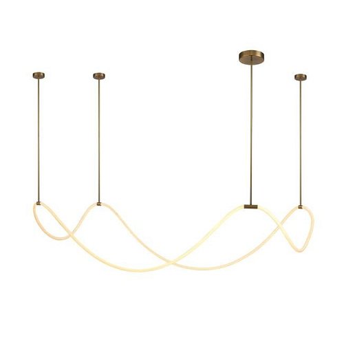 10521P brass/white Люстра на штанге Delight Collection 10521 10521P brass/white