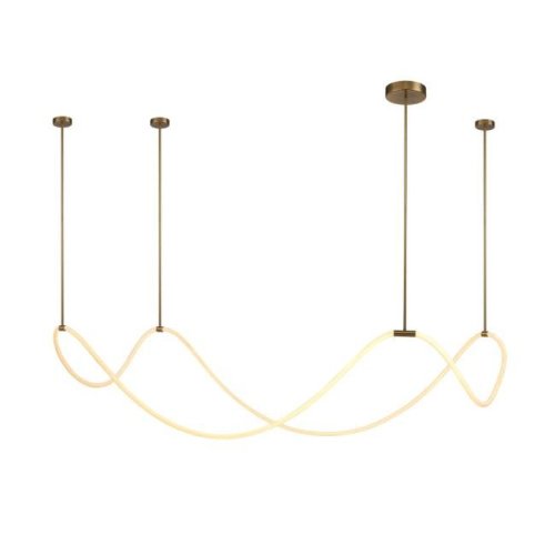 10521P brass/white Люстра на штанге Delight Collection 10521 10521P brass/white