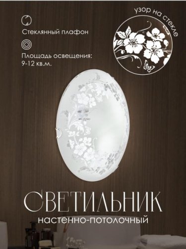 Настенно потолочный светильник Мелодия Света Snow White 000059665