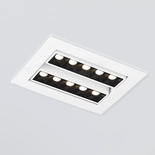 9923 LED 20W 4200K белый/черный Встраиваемый светильник Elektrostandard 9921 & 9922 & 9923 LED 9923 LED 20W 4200K белый/черный