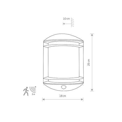 Уличный настенный светильник Nowodvorski Quartz 7016