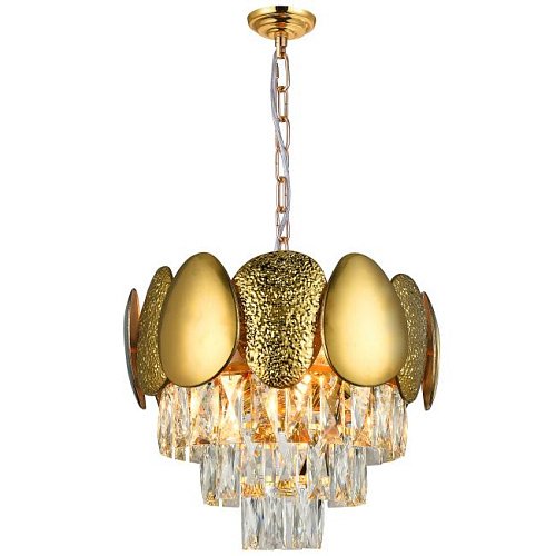 CHIC 81437/6C GOLD Подвесная люстра Natali Kovaltseva Chic CHIC 81437/6C GOLD