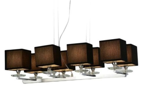LDP 1248-8 BK Подвесная люстра Lumina Deco LDP 1248-8 BK