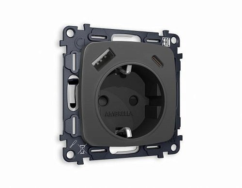Розетка Ambrella Volt OMEGA MO910010
