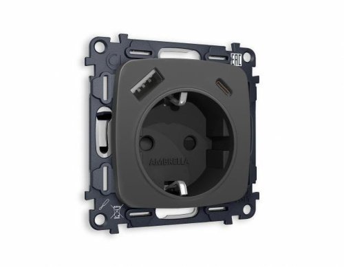 Розетка Ambrella Volt OMEGA MO910010