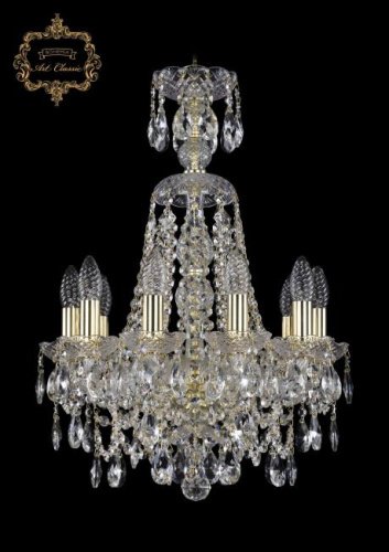 11.25.10.141.XL-61.Gd.Sp Подвесная хрустальная люстра 11.25 Art Classic 11.25.10.141.XL-61.Gd.Sp