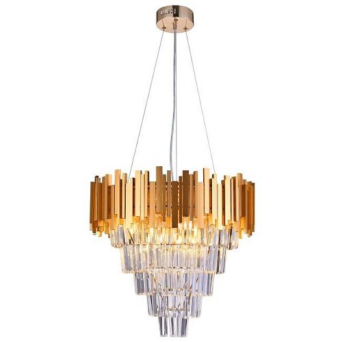 BELLEZZA 81427/12C GOLD Подвесная люстра Natali Kovaltseva Bellezza BELLEZZA 81427/12C GOLD