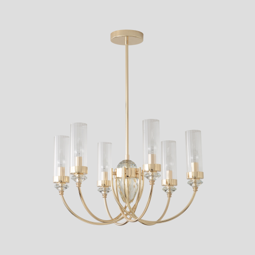 SECRET SP6 GOLD Люстра на штанге Crystal Lux Secret SECRET SP6 GOLD