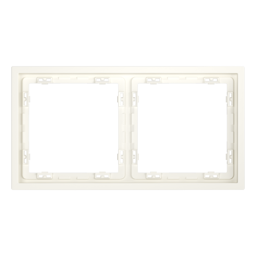 Рамка пластиковая VOLTUM S70 на 2 пост, (хлопок)