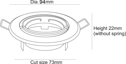 Встраиваемый светильник Deko-Light Built-in 442832