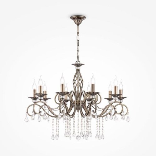 Подвесная хрустальная люстра Grace Maytoni RC247-PL-10-R