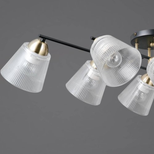 IL0845-8CSQ-25BKAB ELITE Потолочная люстра ILLUMICO IL0845-8CSQ-25BKAB ELITE