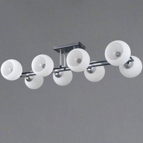 Потолочная люстра ILLUMICO IL0791-8CSQ-25 BK CR TRENTO