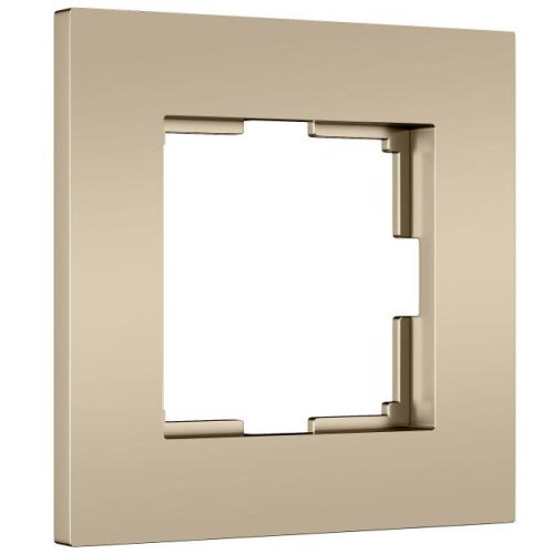 Рамка Werkel W0012911/ Рамка на 1 пост Slab (шампань софт)