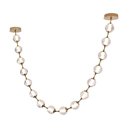 Светильник подвесной Delight Collection OD2437 OD2437A-16 brass/clear