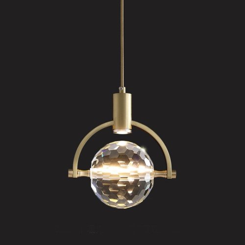 2121P/A brass/clear Светильник подвесной Delight Collection 2121 2121P/A brass/clear