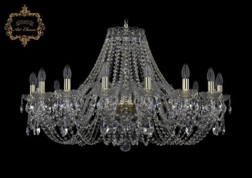 Подвесная хрустальная люстра 11.11 Art Classic 11.11.16.360.Gd.Sp