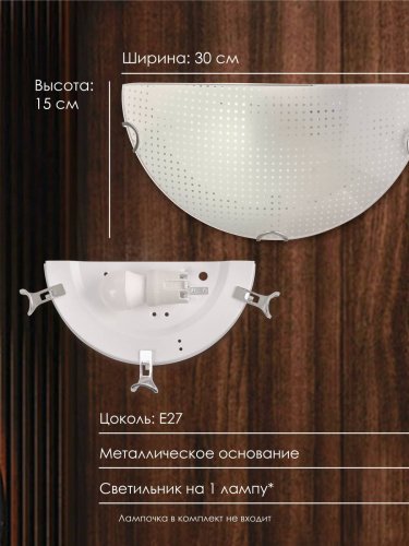 Настенно потолочный светильник Мелодия Света Snow White 000059686