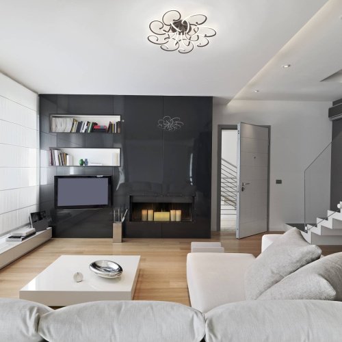 90136/8 чёрный кофе Потолочная люстра с пультом Rosca Eurosvet 90136/8 чёрный кофе