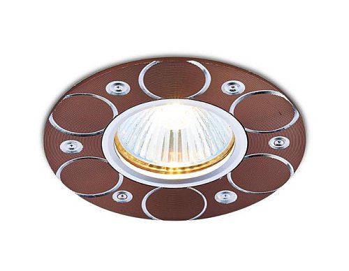 Встраиваемый светильник Ambrella Alum A808 AL/BR