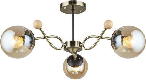 Потолочная люстра 02021-0.3-03 AB+BK