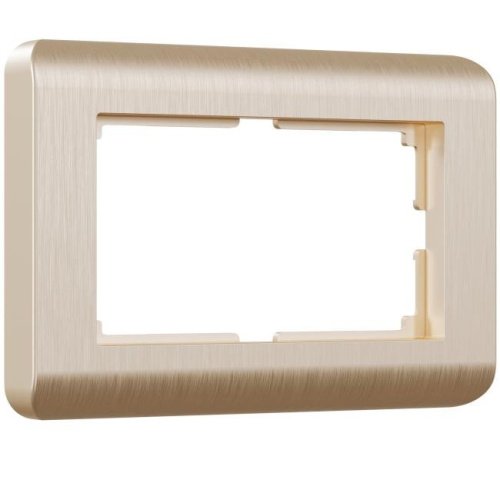Рамка Werkel W0082111/ Рамка для двойной розетки Stream (шампань)