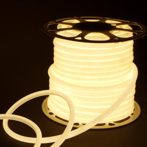 Светодиодный шнур Elektrostandard LS 003 220V 9,6 IP67 Гибкий неон LS003 220V 9.6W 144Led 2835 IP67 16mm 4200K круглый дневной белый, 50 м a052996