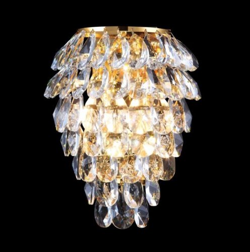 CHARME AP3 GOLD/TRANSPARENT Настенное бра Crystal Lux Charme CHARME AP3 GOLD/TRANSPARENT