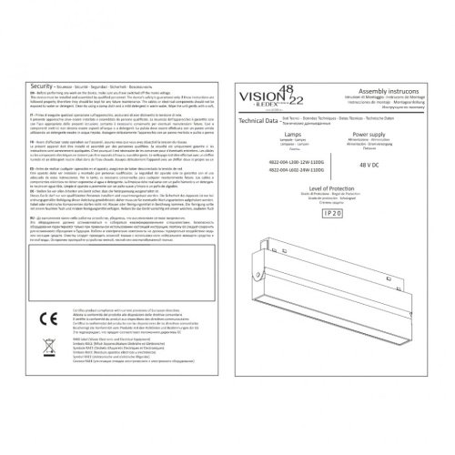 Трековый светильник iLEDEX TECHNICAL VISION48/22 SMART 4822-004-L602-24W-110DG-WH