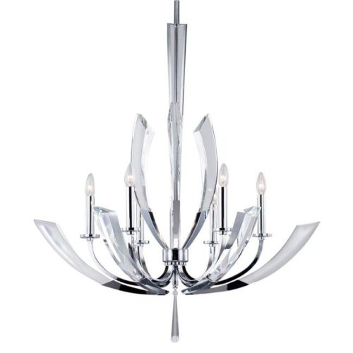 P68028L-6 chrome Подвесная люстра Delight Collection Ice Kingdom P68028L-6 chrome