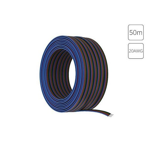 A20-4W Провод 4-жильный для светодиодной ленты RGB 50м Arte Lamp Strip-Accessories A20-4W