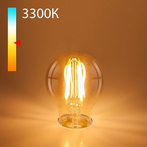 Classic LED 12W 3300K E27 (A60 тонированный) (BLE2710) Ретро лампа Elektrostandard Classic LED 12W 3300K E27 (A60 тонированный) (BLE2710)
