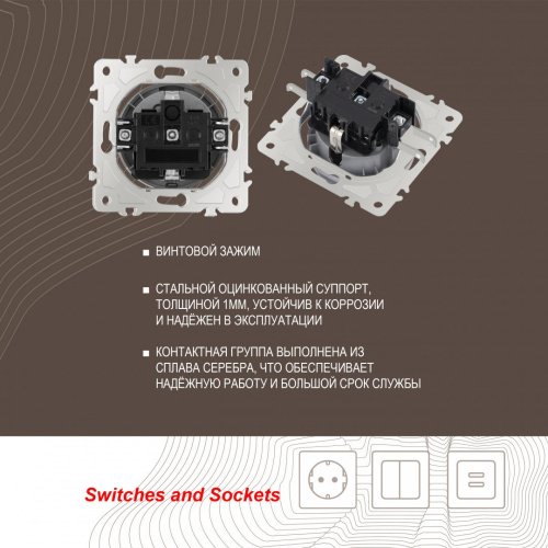 Розетка Arte Milano Am-202 202.41-1.silver