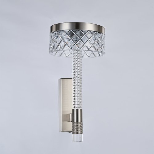 Настенное бра Delight Collection Diamond cut MB21020075-1A satin nickel
