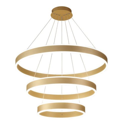MUCHOS SP158W LED D400+600+800 GOLD Подвесная люстра Crystal Lux MUCHOS MUCHOS SP158W LED D400+600+800 GOLD