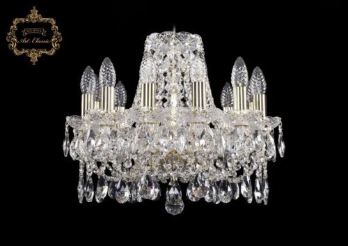 11.21.12.141.Gd.Sp Подвесная хрустальная люстра 11.21 Art Classic 11.21.12.141.Gd.Sp