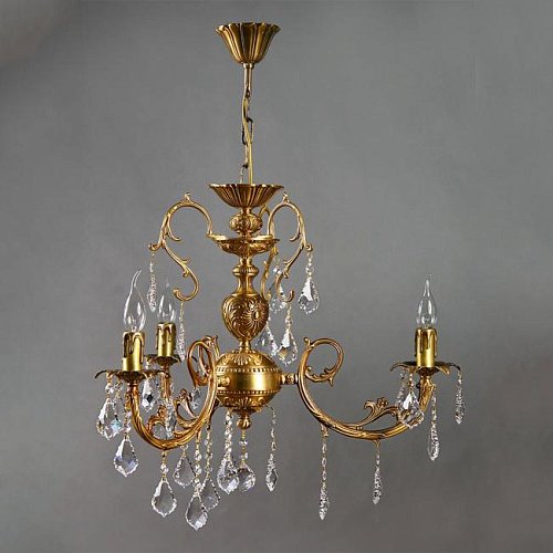 8888/3 AB Leaf Crystal Подвесная люстра Ambiente Alicante 8888/3 AB Leaf Crystal