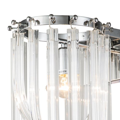 KR0116W-1B chrome Настенное бра Delight Collection Murano Glass KR0116W-1B chrome