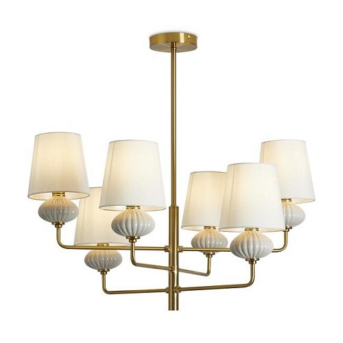 FR2029PL-06BS Люстра на штанге Freya Ceramics FR2029PL-06BS