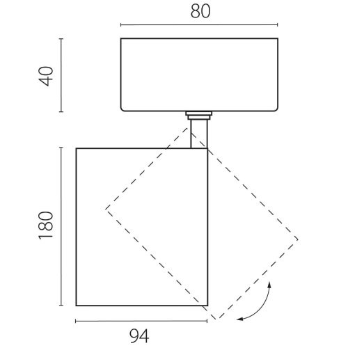 Светильник спот Lightstar Canno Pro C4407SO