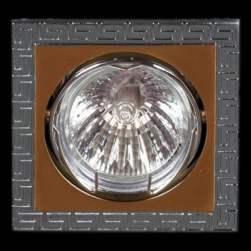 Встраиваемый светильник Sneha 4015/E1 MR16 SG+CR