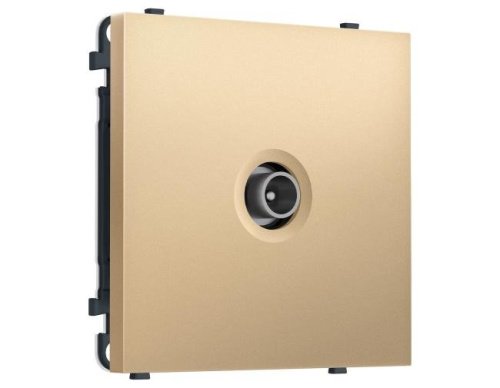 MS893030 MS893030 Комплект механизма TV розетки проходной SIGMA Золото Мягкое касание 5-1000 MHz 4dB QUANT PRO (SP8930, PR211)