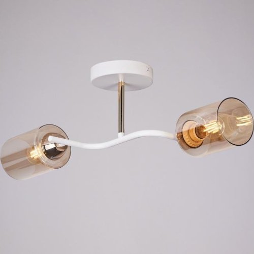 IL8148-2COU-79 WH GD Bice Потолочная люстра ILLUMICO IL8148-2COU-79 WH GD Bice
