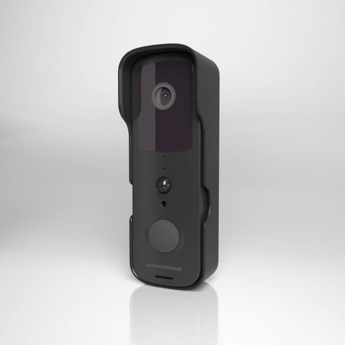 76105/00 видеозвонок Умный дом черный Дверной звонок Elektrostandard 76105/00 видеозвонок Умный дом черный